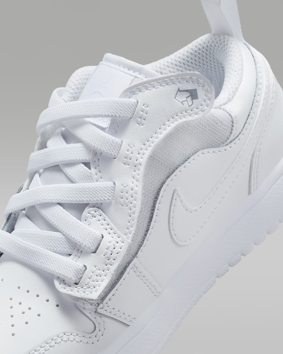 Chaussure Jordan 1 Low Alt pour enfant - Blanc/Blanc/Blanc