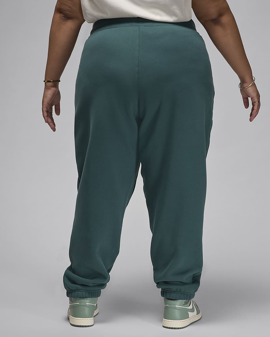 Jordan Flight Fleece Women's Pants (Plus Size) - Oxidized Green