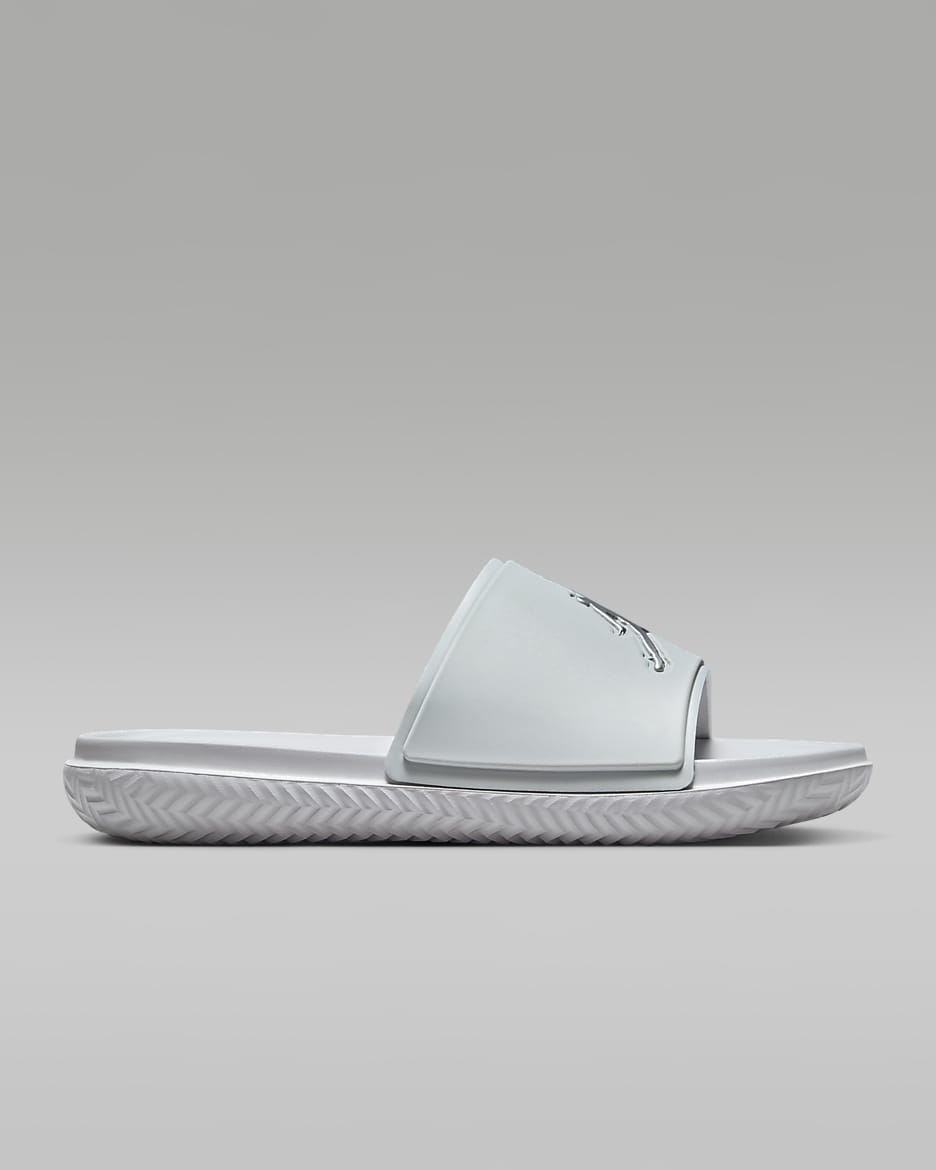 Jordan Jumpman Men's Slides - Neutral Grey/Metallic Silver