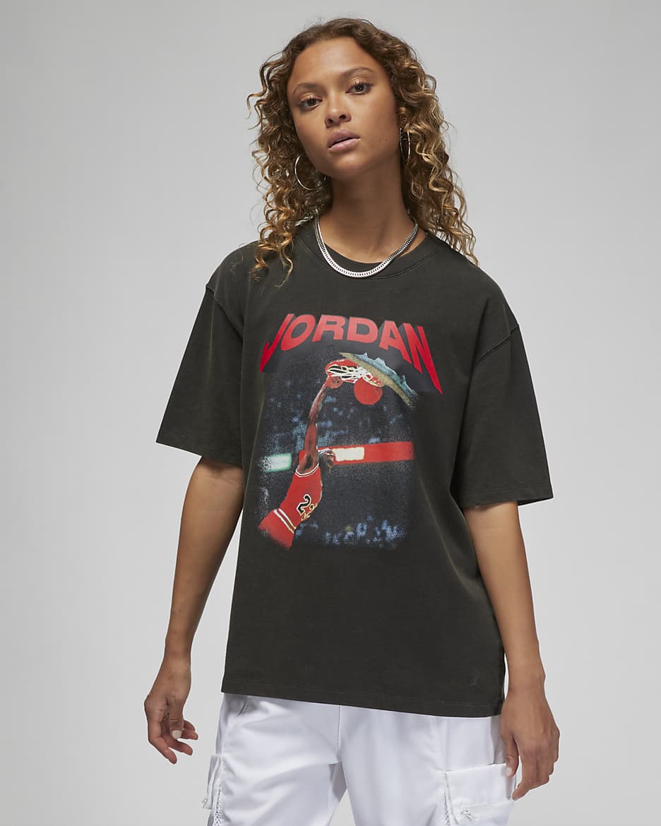 Jordan (Her)itage Women's Graphic T-Shirt - Black