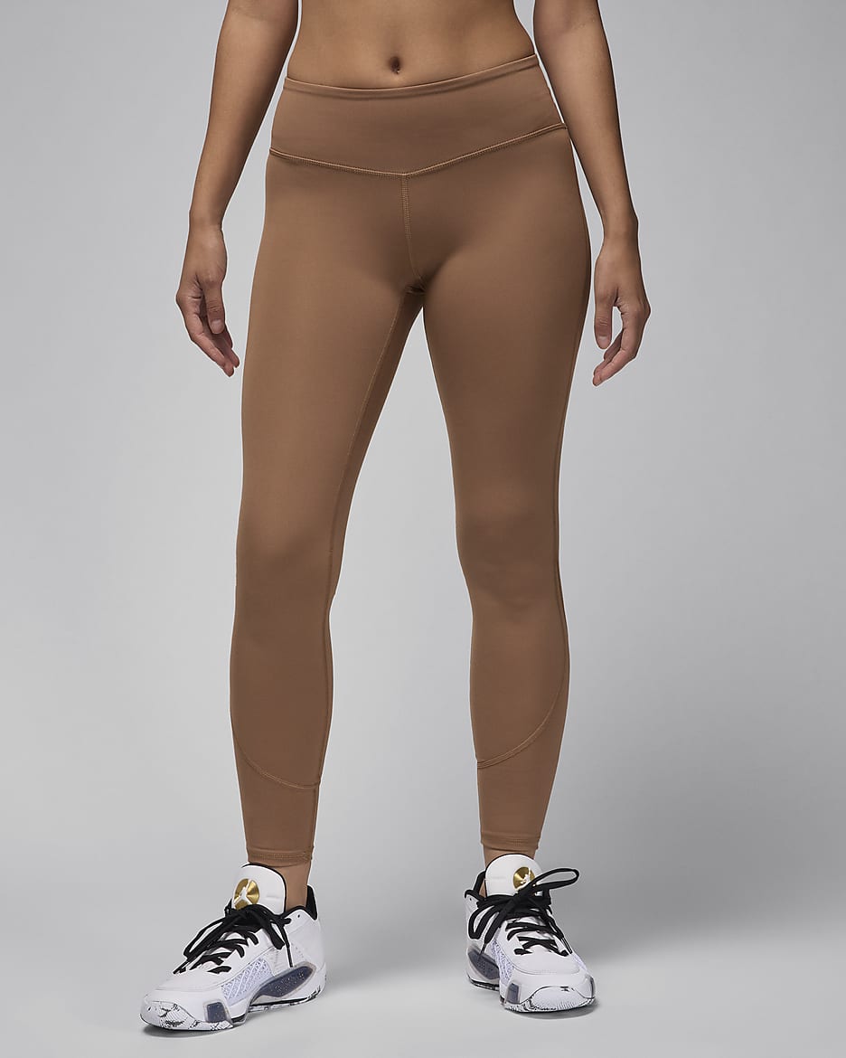 Legging Jordan Sport pour femme - Archaeo Brown/Blanc