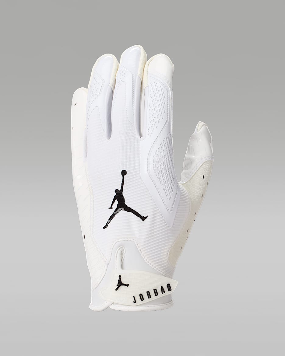 Guantes de fútbol americano Jordan Fly Lock 2.0 - Blanco