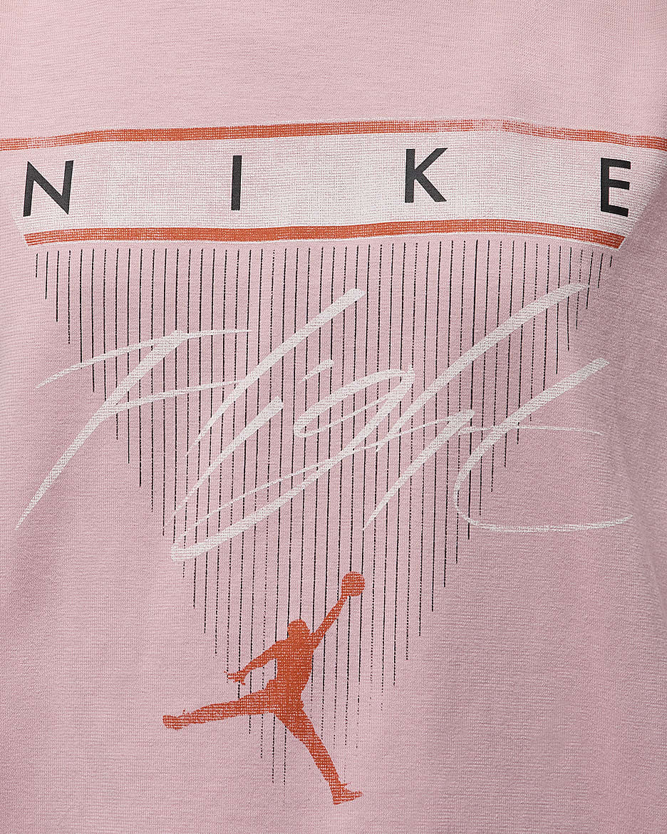 T-shirt à motif Jordan Flight Heritage pour femme - Pink Glaze/Cosmic Clay