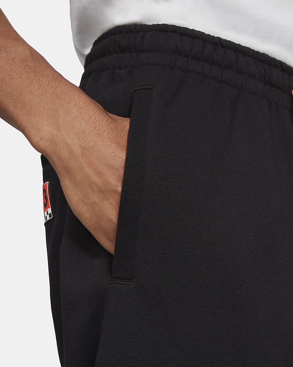 Pantaloni in fleece Jordan Sport DNA - Uomo - Nero/Cyber