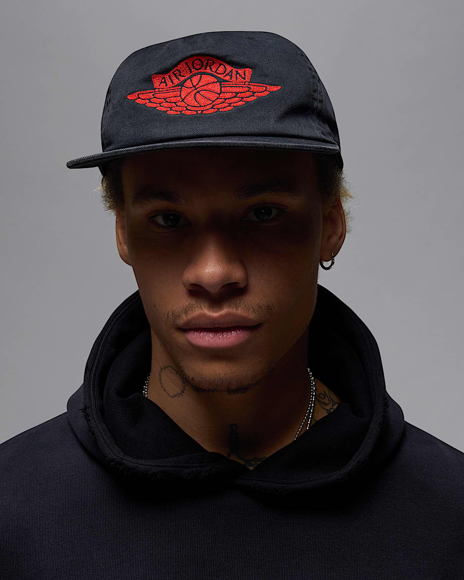 Casquette souple Jordan Pro Rare Air - Noir/Chile Red