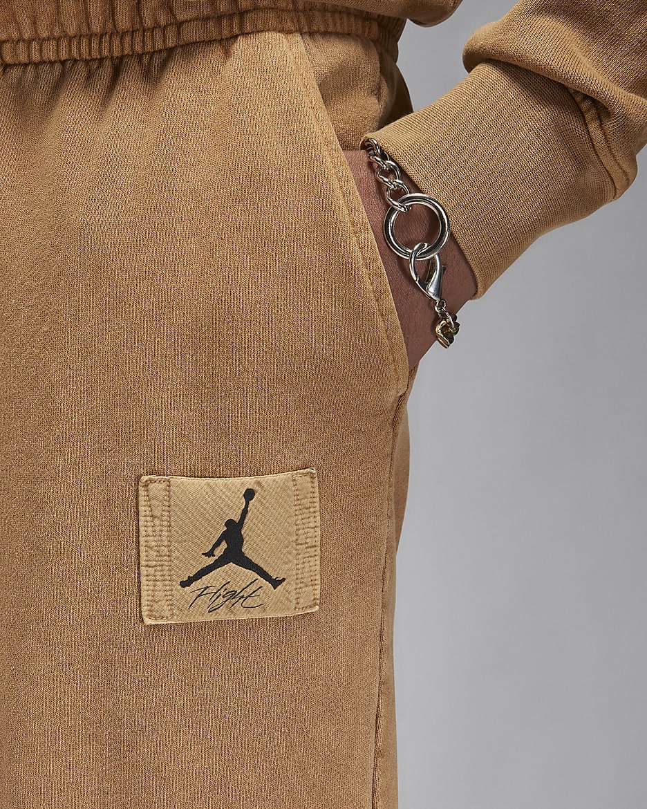 Jordan Flight Fleece Men's Tracksuit Bottoms - Legend Dark Brown