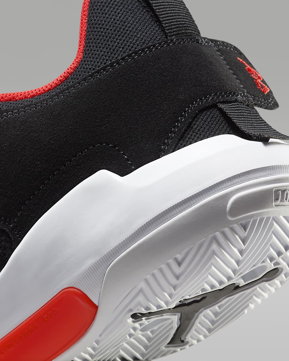 Jordan One Take 5 Basketball Shoes - Black/White/Anthracite/Habanero Red