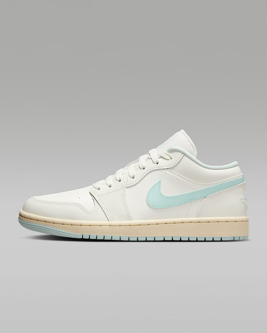 Air Jordan 1 Low Women's Shoes - Sail/Igloo