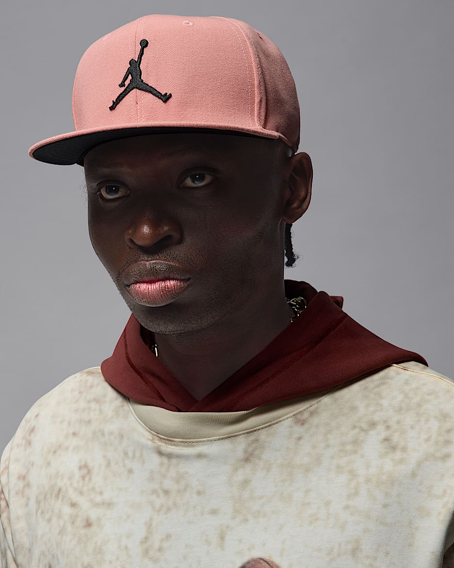 Regulowana czapka Jordan Jumpman Pro - Rust Pink/Czerń/Czerń
