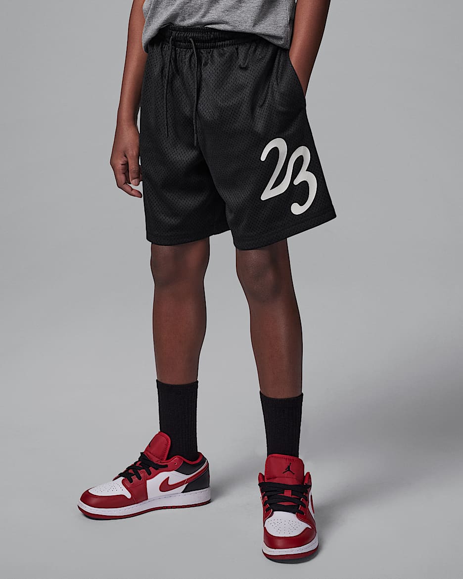Jordan MVP-meshshorts til større børn - sort