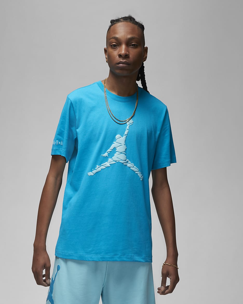 Jordan Essentials 男款 T 恤 - Aquatone/白色