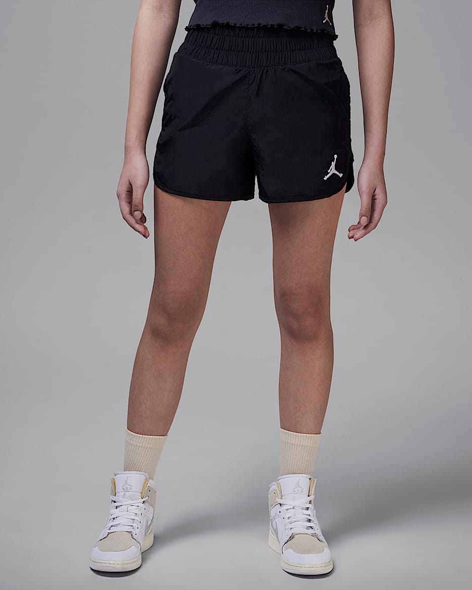 Shorts High-Flying Jordan Lemonade Stand para niño talla grande - Negro
