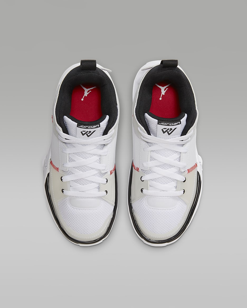 Jordan One Take 5 Older Kids' Shoes - White/Black/University Red