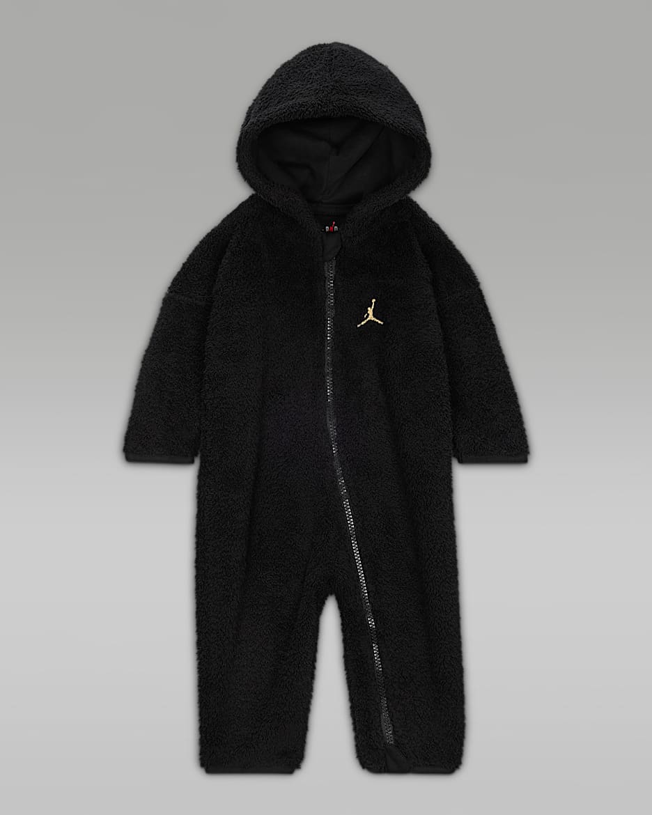 Jordan Mountainside Baby (0-9M) Bouclé Coverall - Black