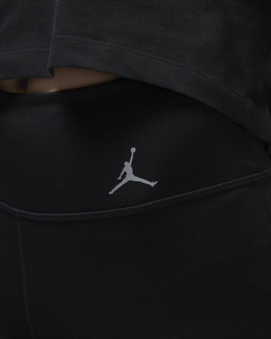 Jordan Sport leggings med logo til dame - Svart/Stealth