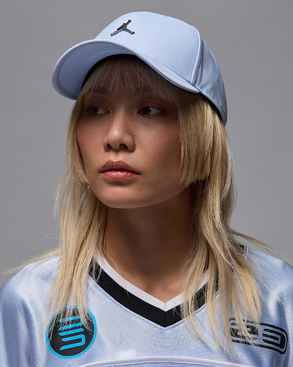 Gorra con estructura con Jumpman metálico Jordan Rise - Azul hidrógeno/Gris plomo