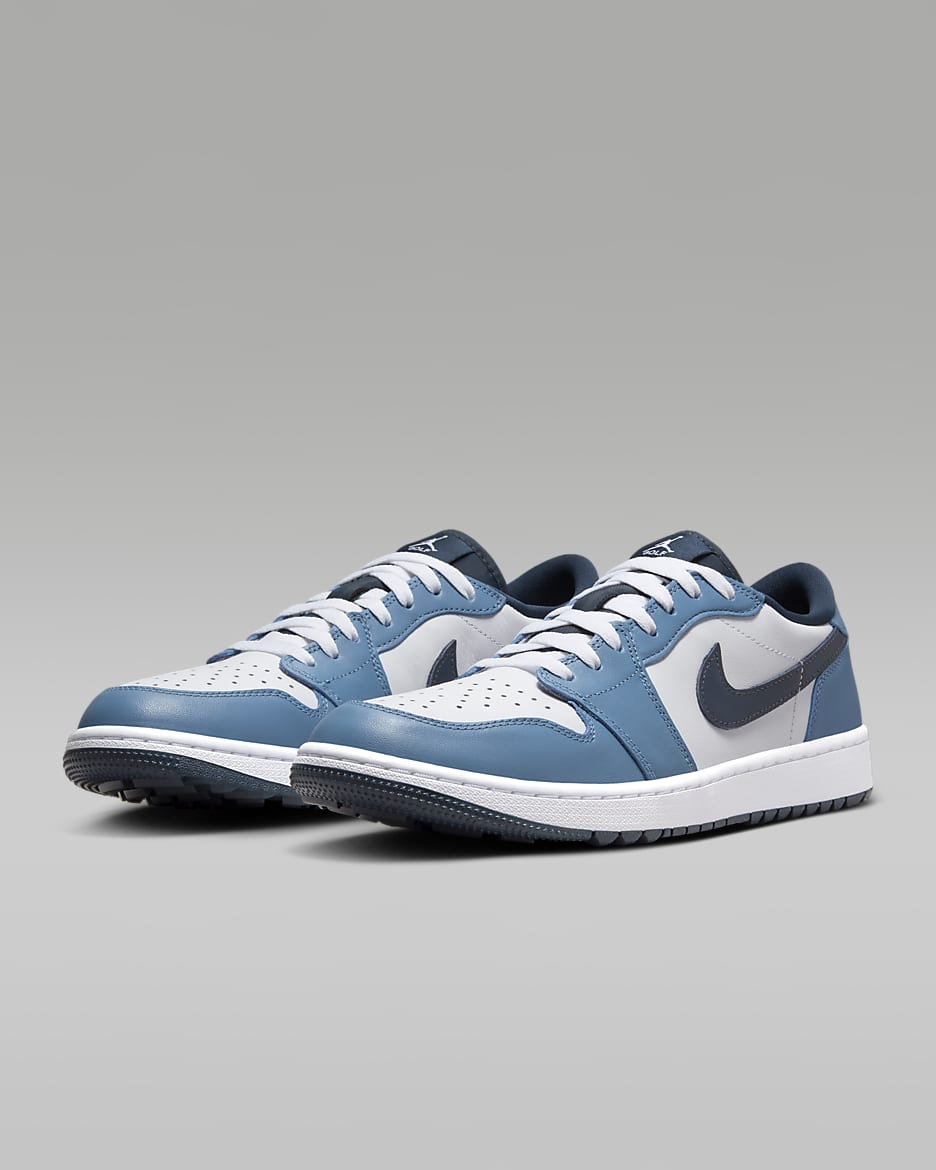 Air Jordan 1 Low G golfcipő - Fehér/Aegean Storm/Fehér/Armory Navy