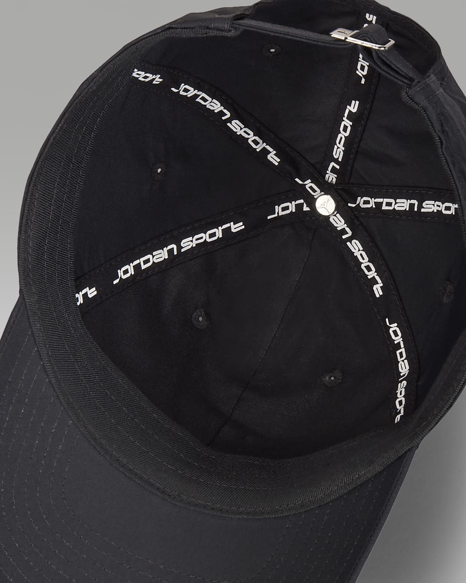 Gorra sin estructura Jordan Club - Negro/Blanco