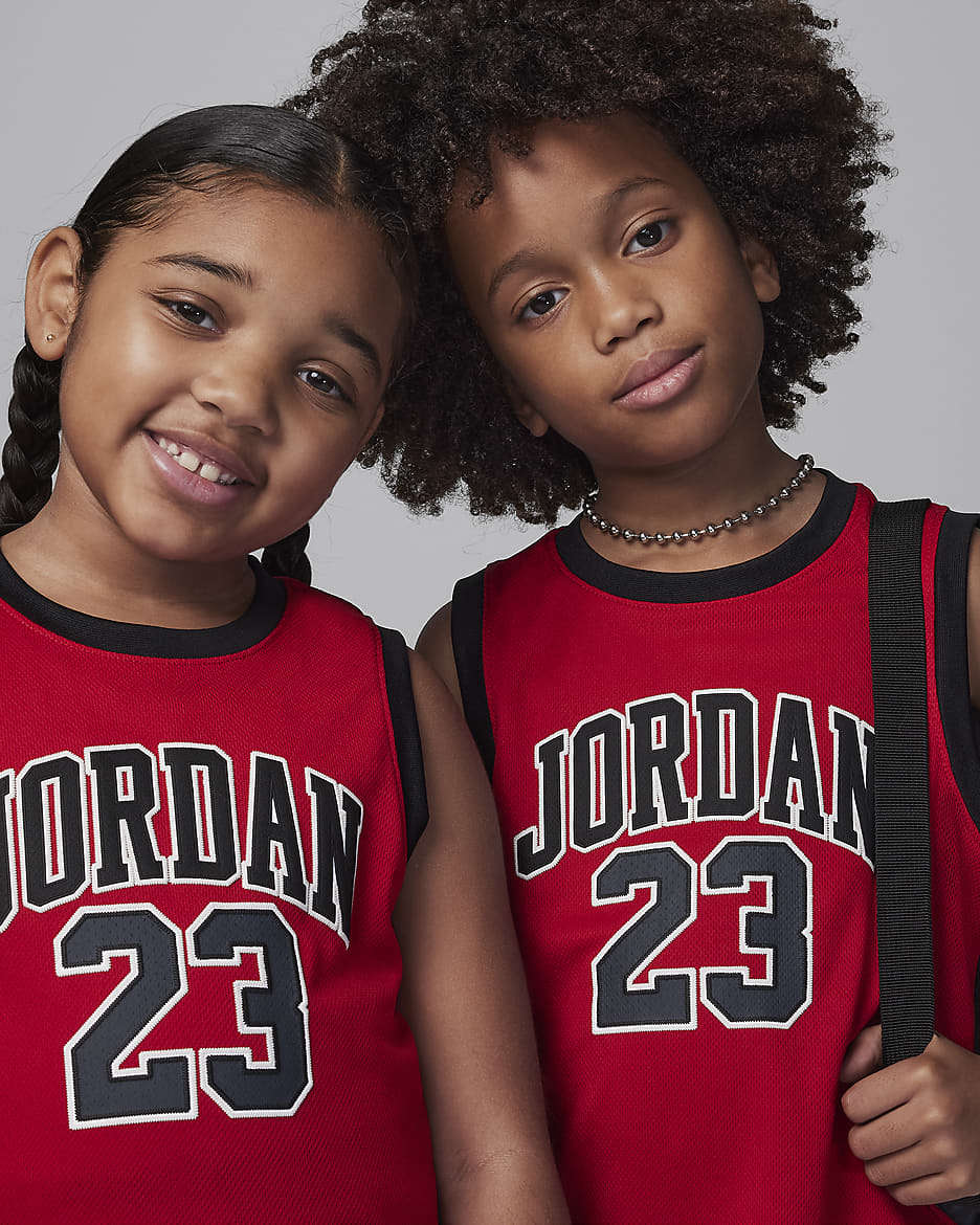 Jordan 23 Jersey Little Kids' 2-Piece Jersey Set - Black