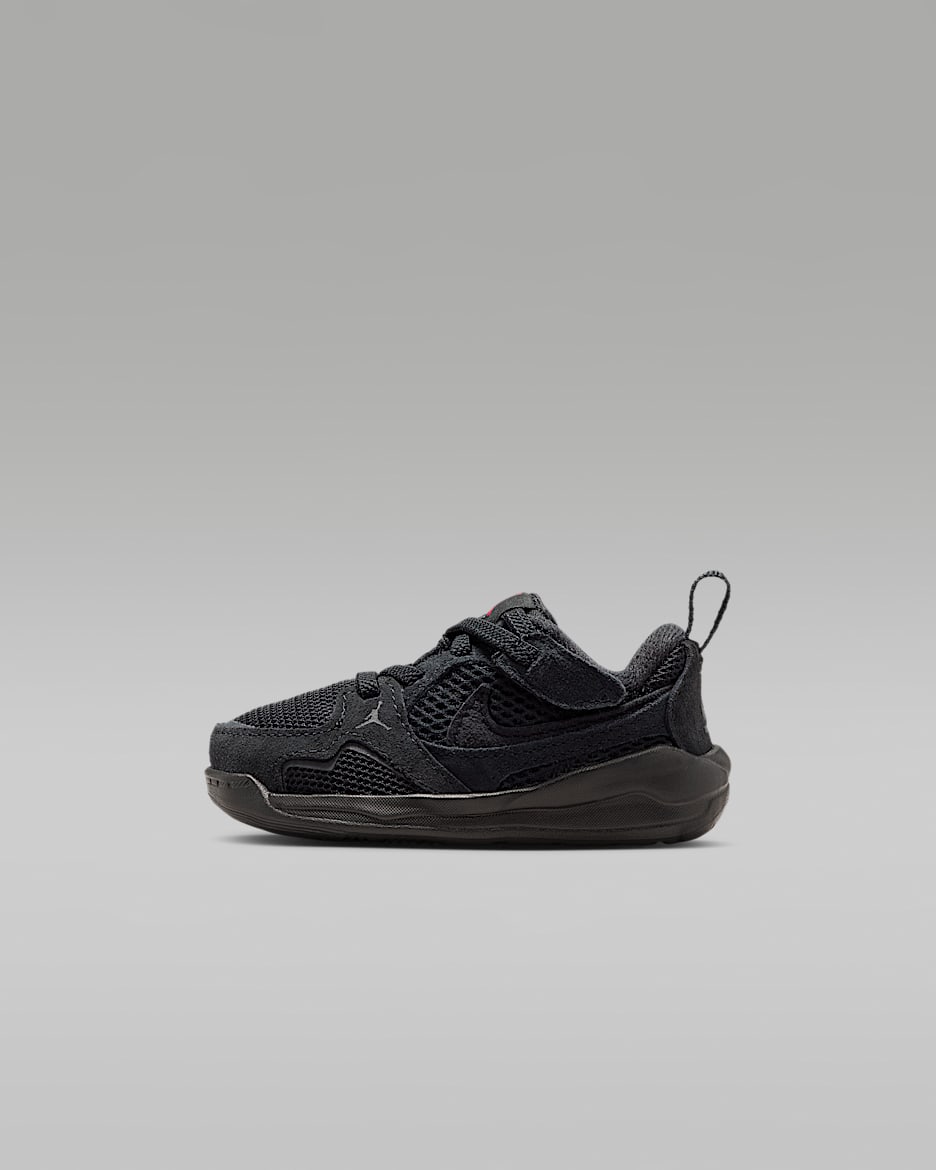 Jordan CMFT Era-sko til babyer/småbørn - sort/Gym Red/Anthracite/sort