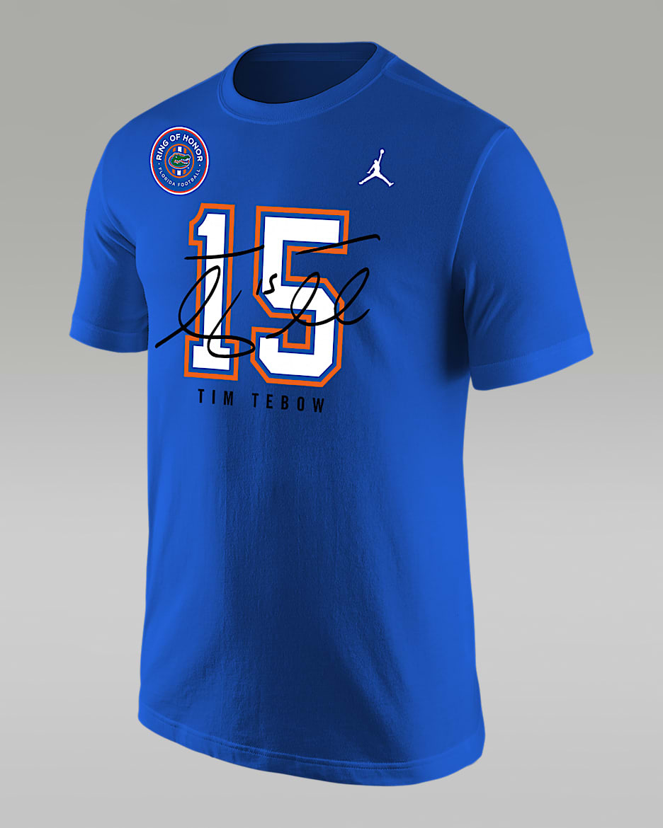 Tim Tebow Florida Gators Men's Jordan College Football T-Shirt - Game Royal