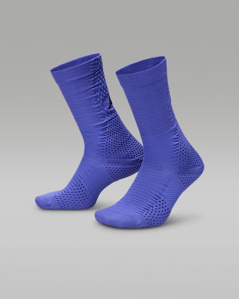 Jordan Unicorn Dri-FIT ADV Cushioned Crew Socks (1 Pair) - Purple Comet/Black
