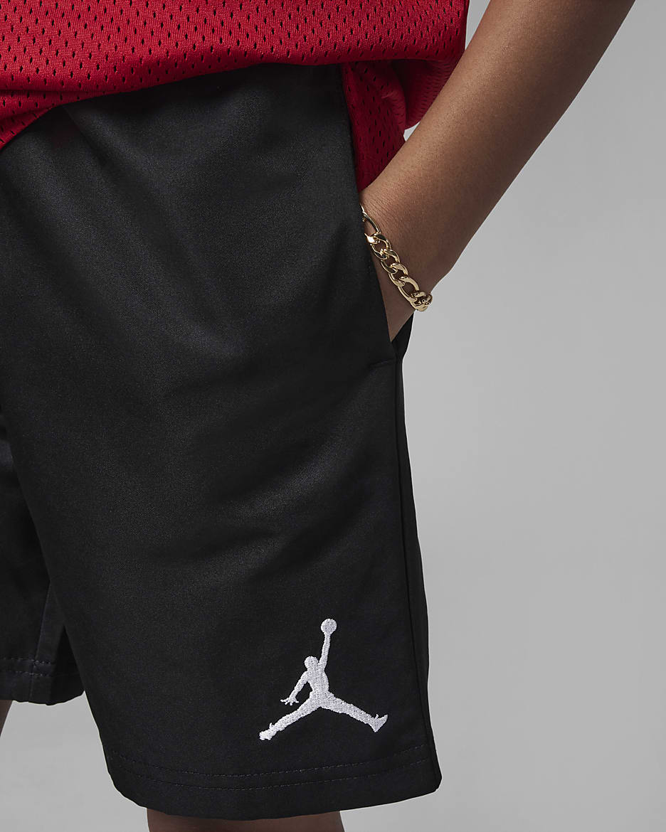 Jordan Jumpman Woven Play Shorts Little Kids' Shorts - Black