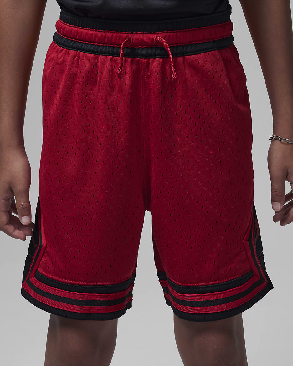 Calções Diamond Dri-FIT Jordan Sport Júnior - Vermelho Gym