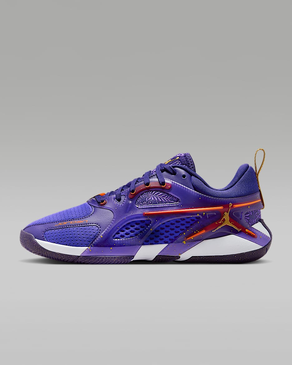 Jordan Heir Series 'Royalty' Women's Basketball Shoes - Hyper Grape/Brilliant Orange/Court Purple/Metallic Gold