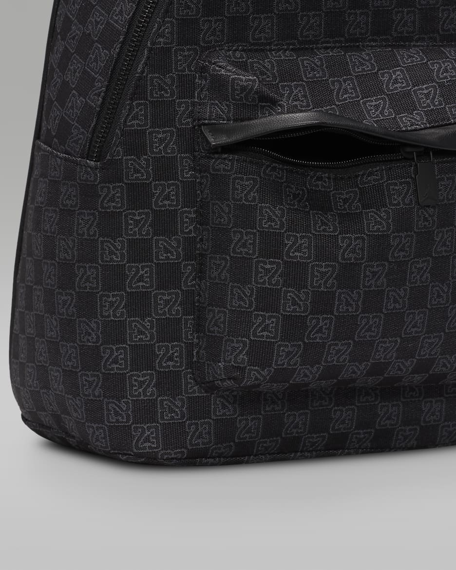 Jordan Monogram Backpack Backpack (20L) - Black/Black