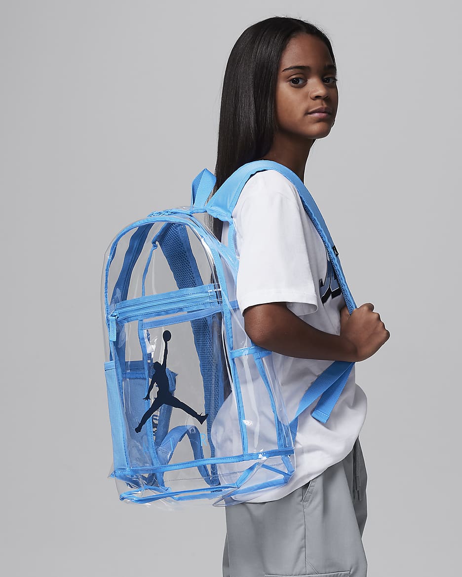 Jordan Clear School Backpack (17L) - University Blue