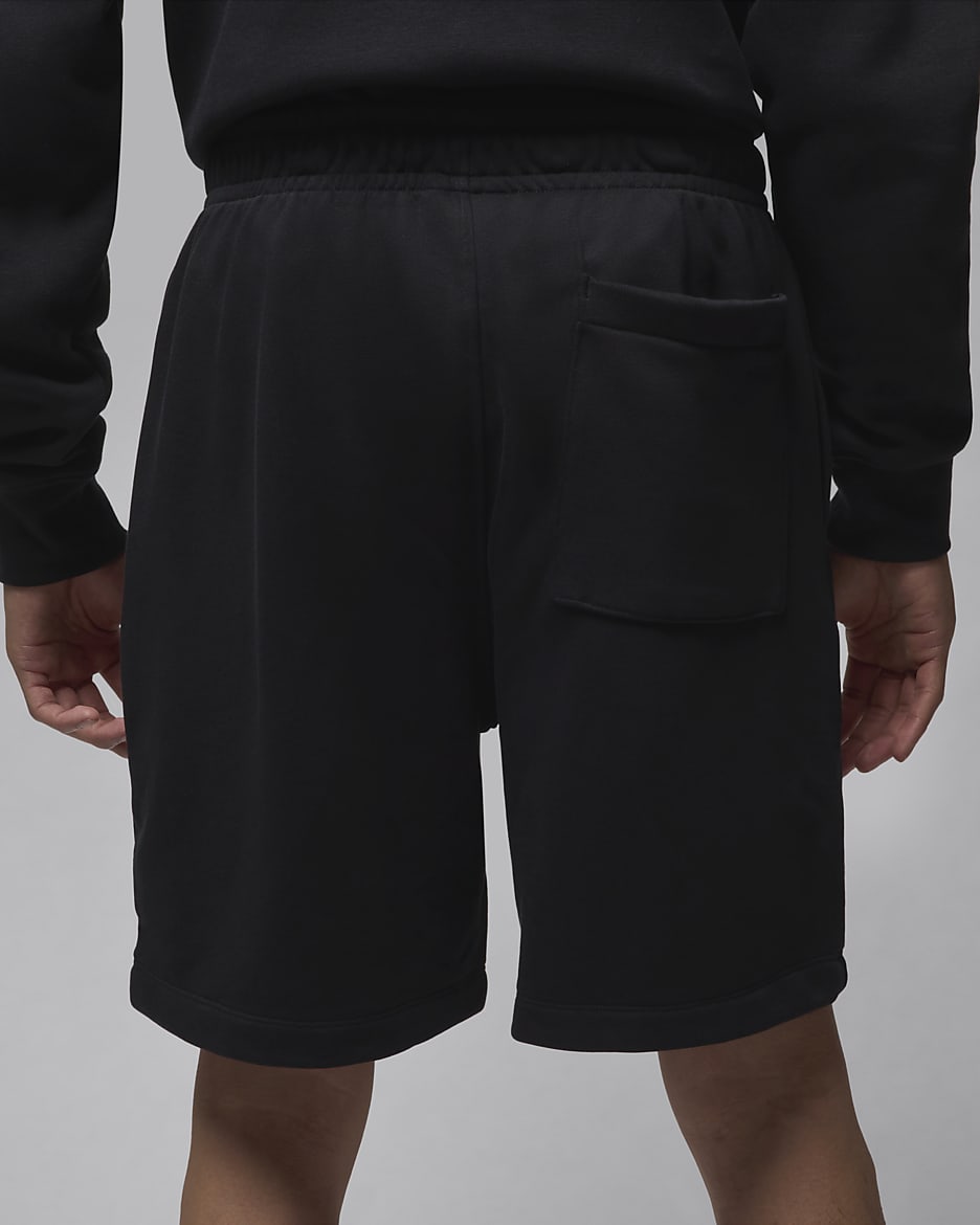 Jordan Brooklyn Fleece Men's Shorts - Black/White