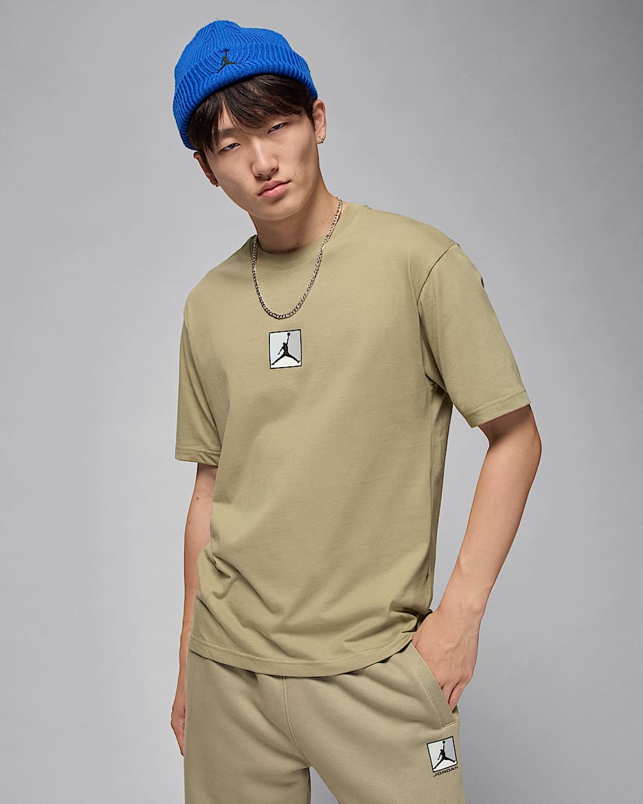 Jordan Brooklyn Men's T-Shirt - Medium Khaki