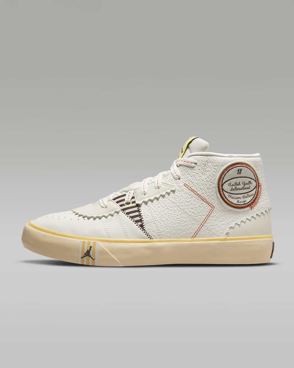 Jordan Series Mid SP Men's Shoes - Sail/Pale Vanilla/Orange/Brown Basalt