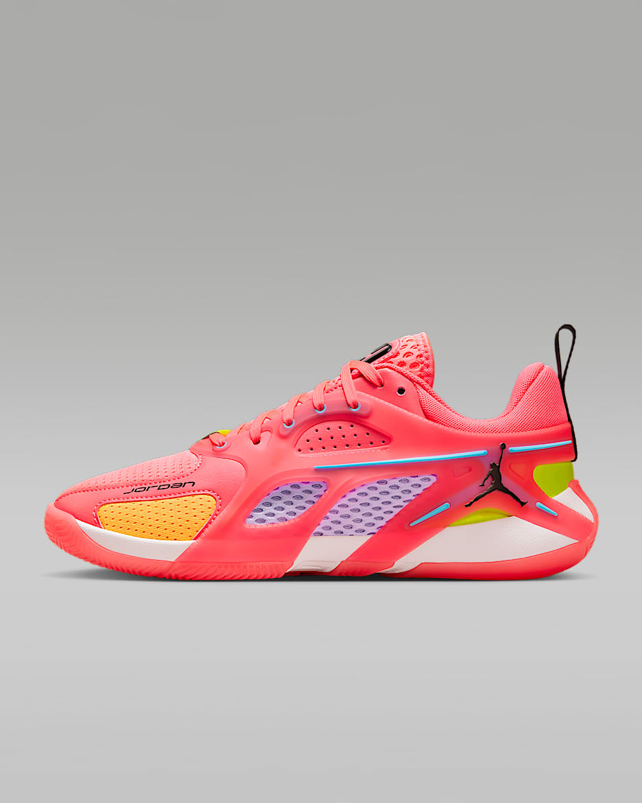 Tenis de básquetbol para mujer Jordan Heir Series "Be Seen" - Ponche cálido/Naranja láser/Cíber/Negro