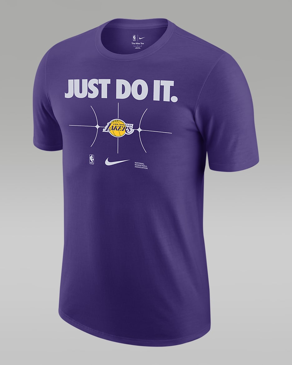 Los Angeles Lakers Essential Men's Nike NBA T-Shirt - Field Purple