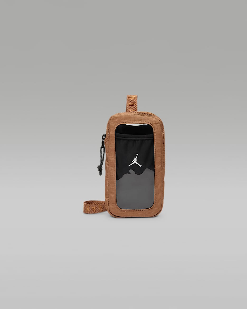 Bolsa bandolera para teléfono Jordan Flight - Marrón arqueo/Negro/Blanco