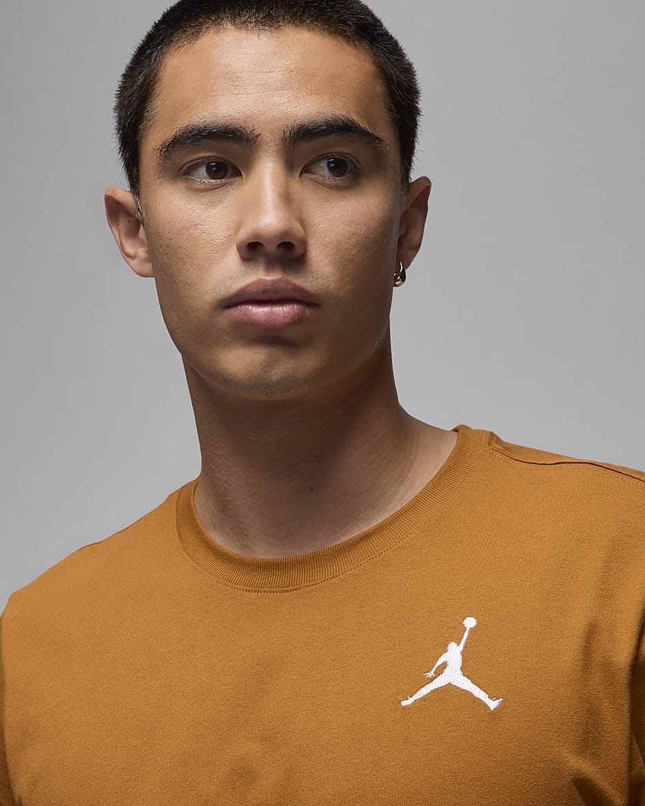 T-shirt a manica corta Jordan Jumpman - Uomo - Desert Bronze/Bianco