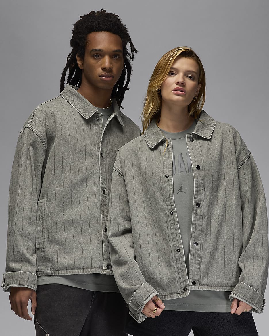 Jordan x A Ma Maniére Men's Jacket - Flat Pewter