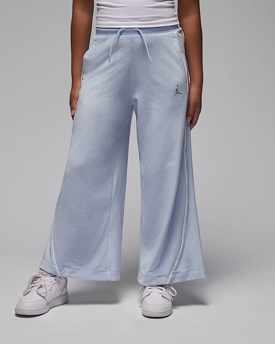Jordan Mountainside Big Kids' Velour Pants - Ghost