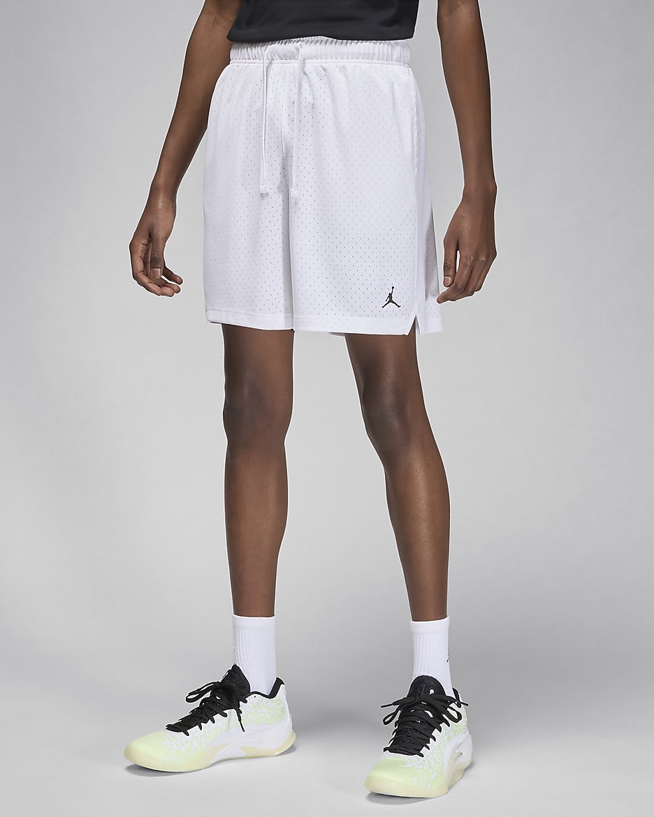 Jordan Sport Men's Dri-FIT Mesh Shorts - White/Black