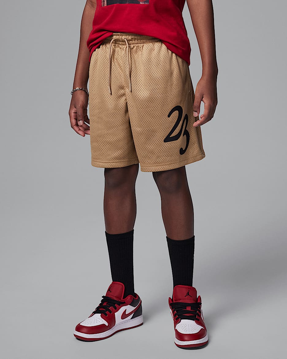 Jordan MVP Older Kids' Mesh Shorts - Desert Camo