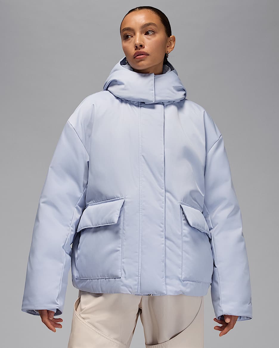 Chamarra de plumas para mujer Jordan Flight - Fantasma