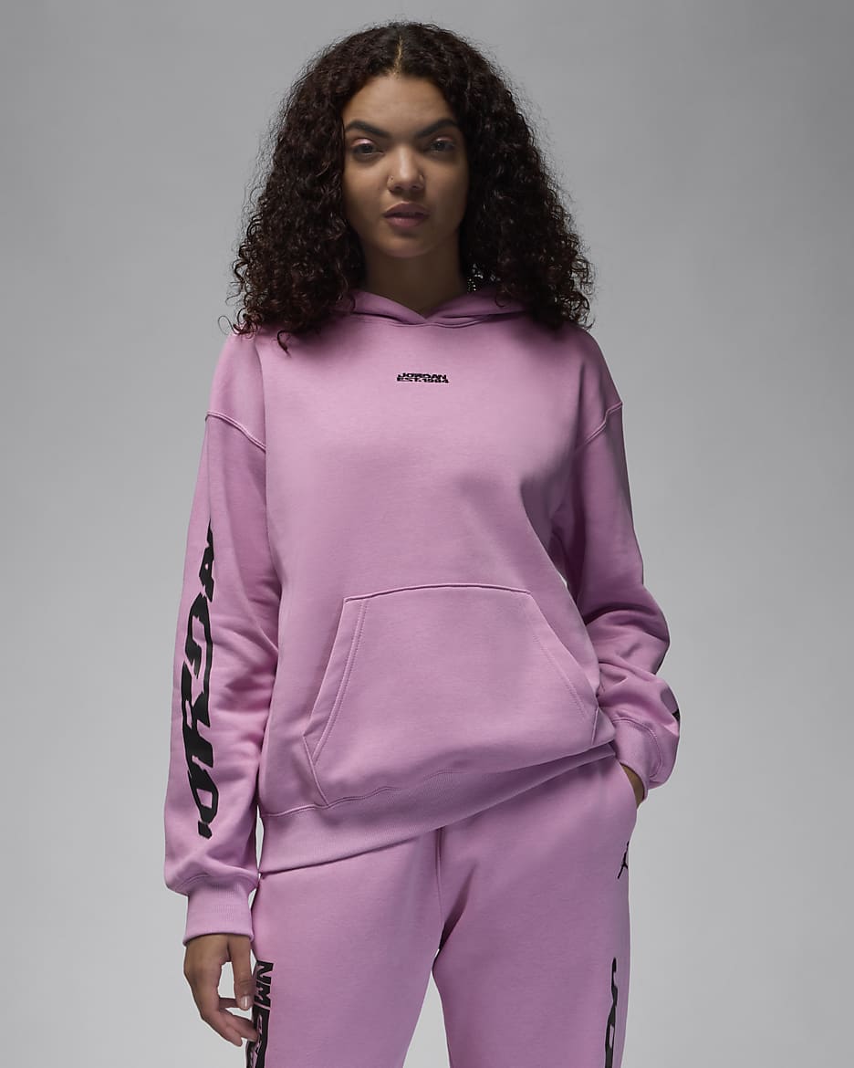 Jordan Brooklyn Fleece Women's Pullover Hoodie - Orchid