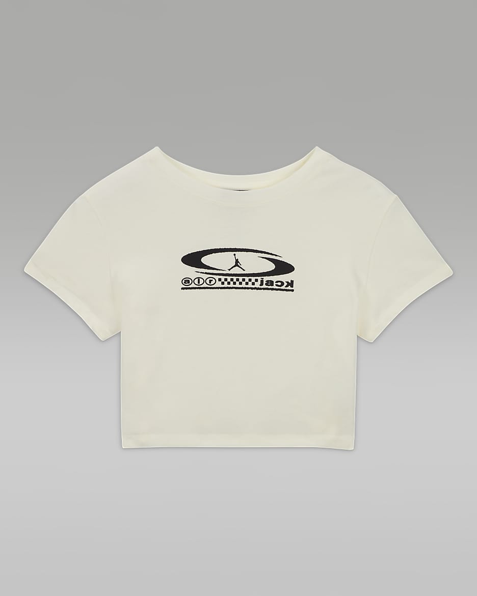 ジョーダン x トラヴィス スコット ウィメンズ スリム Tシャツ - セイル/ブラック