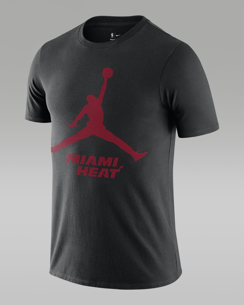 Miami Heat Essential Men's Jordan NBA T-Shirt - Black