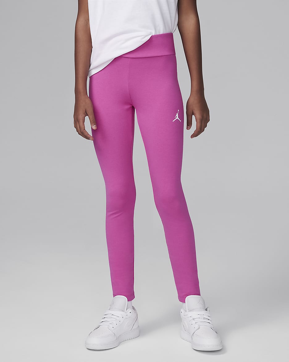 Jordan Dri-FIT Essentials Older Kids' Leggings - Fire Pink