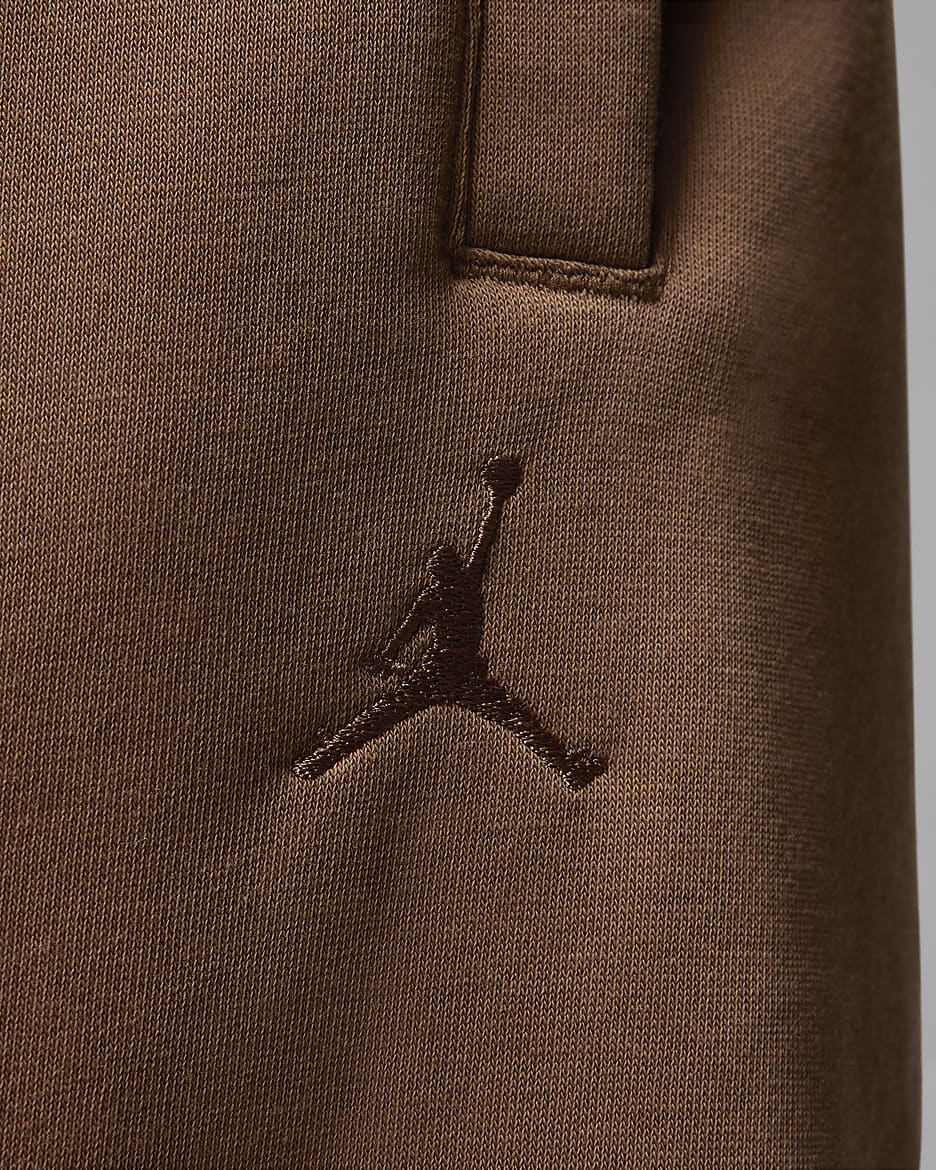 Jordan MVP Men's Fleece Trousers - Archaeo Brown/Orange Chalk/Orange Chalk