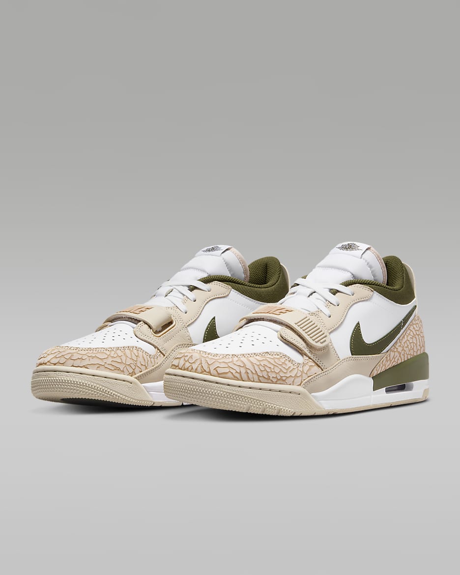 Air Jordan Legacy 312 Low PSG Men's Shoes - Sand Drift/White/Rough Green/Hemp