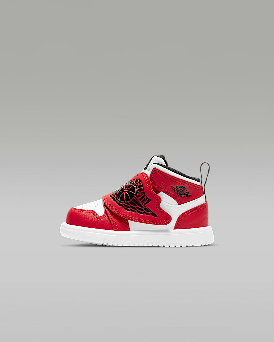 Scarpa Sky Jordan 1 - Bebè e Bimbo/a - Bianco/University Red/Nero